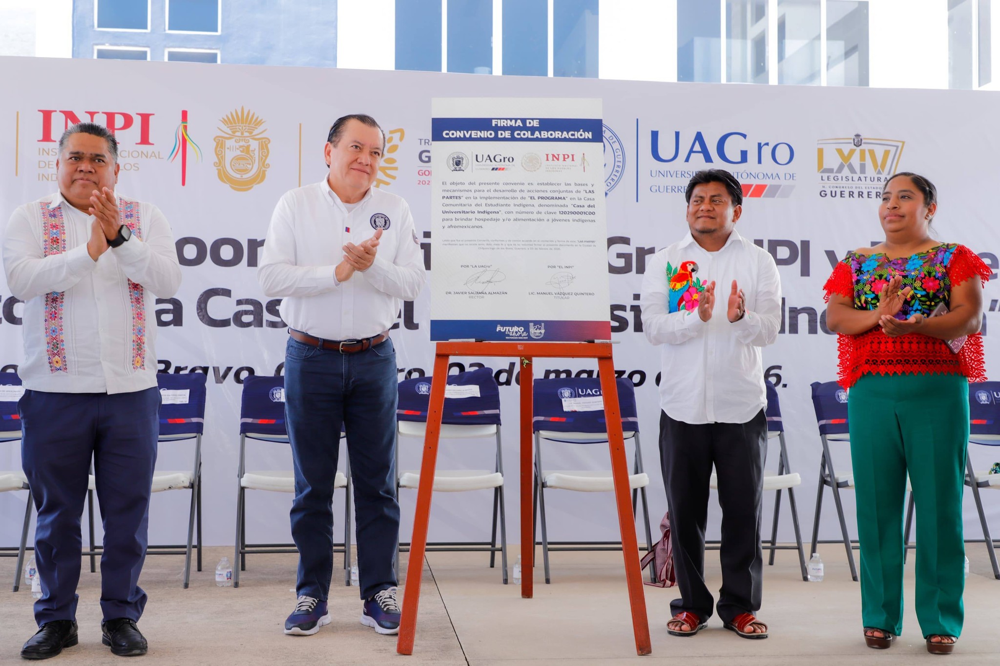 La UAGro y el INPI firman convenio para ampliar oportunidades educativas